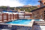 Outdoor hot tubs at One Ski Hill